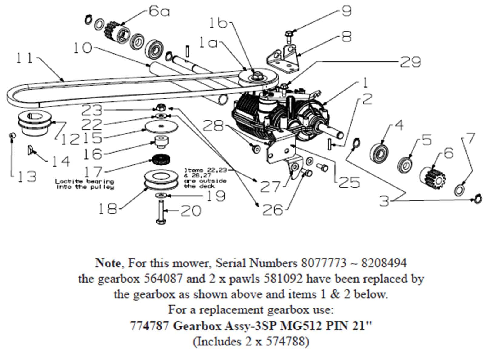 569178 Pinion-L/H, 12 Teeth