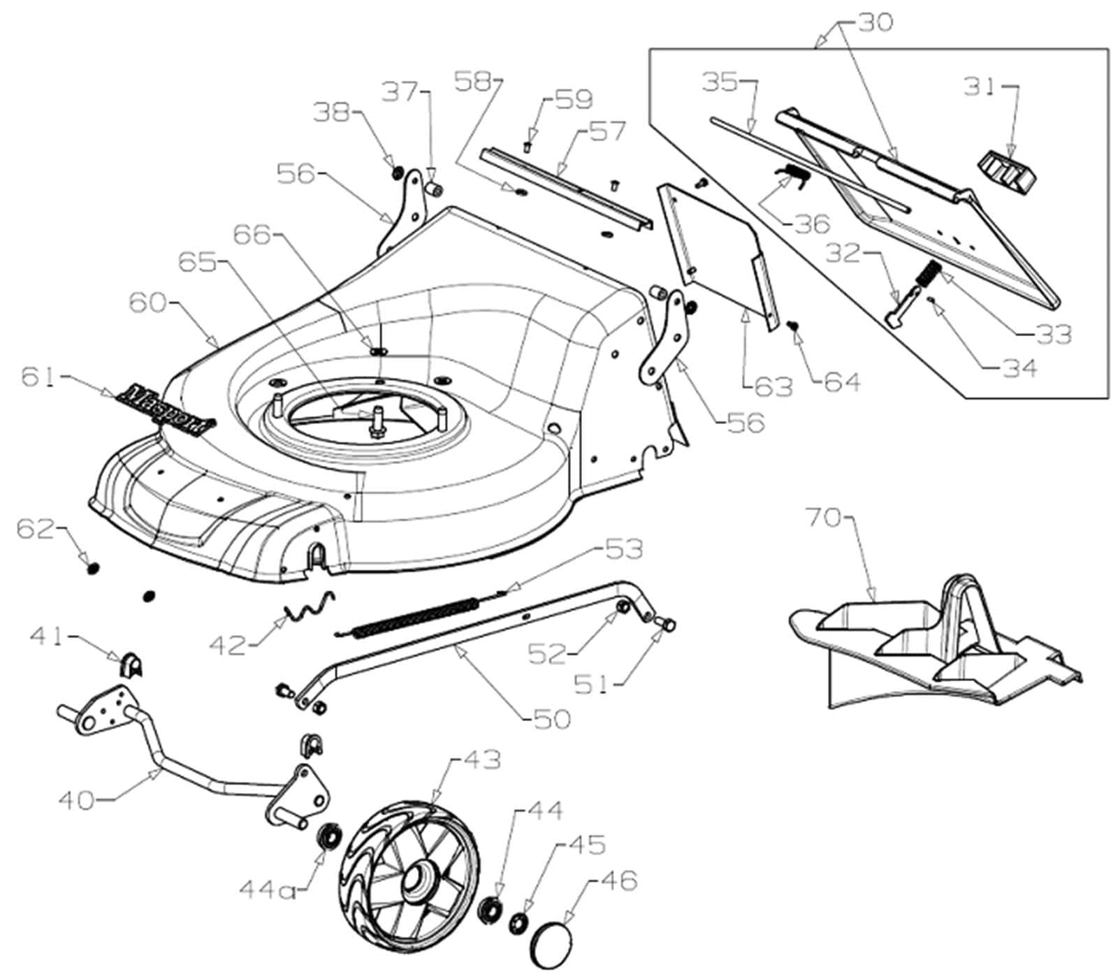 573278 Insert-Mulching,18" T Stl Sp