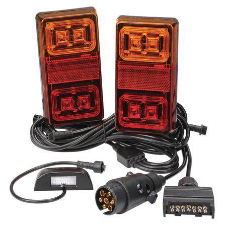 93560Bl2 - Narva 12V Led Box Trailer Lamp Kit