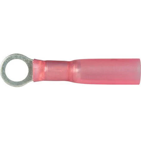 ACX3176 - OEX Crimp Terminal Ring Red Id 5mm Heat Shrinkable 50 Pce