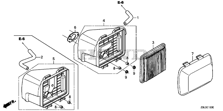 Air Cleaner Cover - 17231Z9L000