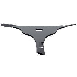 Airecut 350 – 3 Tooth Steel Brushcutter Blade (Self-Sharpening Aerofoil Design)