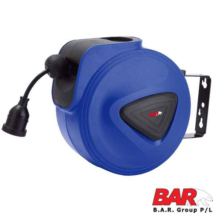 Bar - 20 Metre Retractable Extension Cord Reel