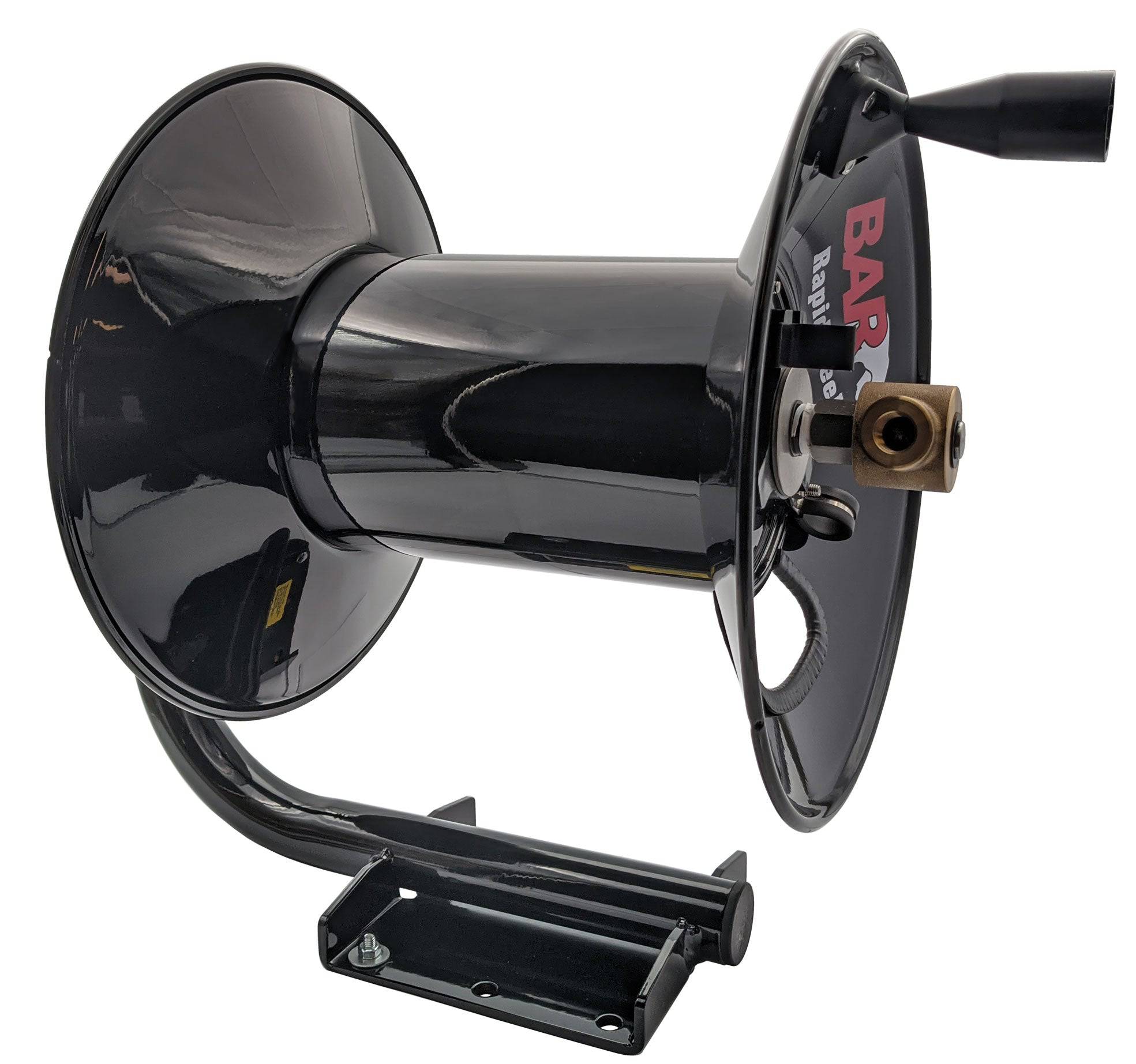 Bar Rapid Reel - Hose Reel - Black Powder Coated 80M