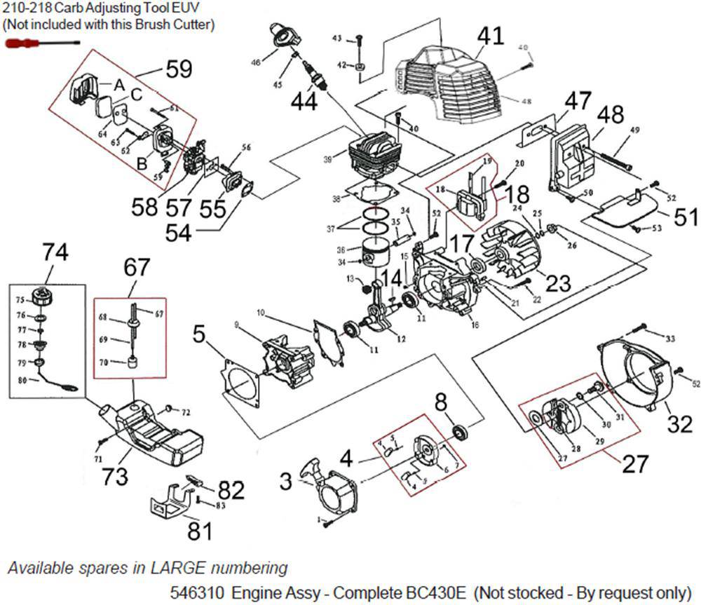 Bc430E S2 Carburettor #546607