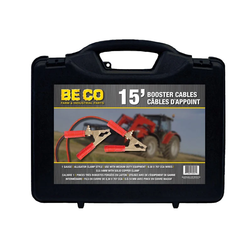 BE Booster Cable - 14mm/4.6m (600amp/ 1 Gauge)
