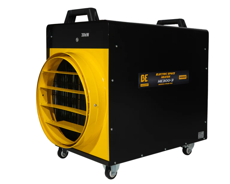 BE Industrial Electric Space Heater – 30kW 3-Phase | Heavy-Duty Heating Power