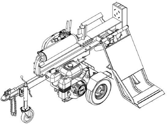 Be Logsplitter - 40 Ton (Without Engine , With Hydraulic Lifter) - Image 2