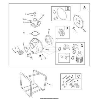 Briggs And Stratton 2" Pump Seal Kit 198075Gs