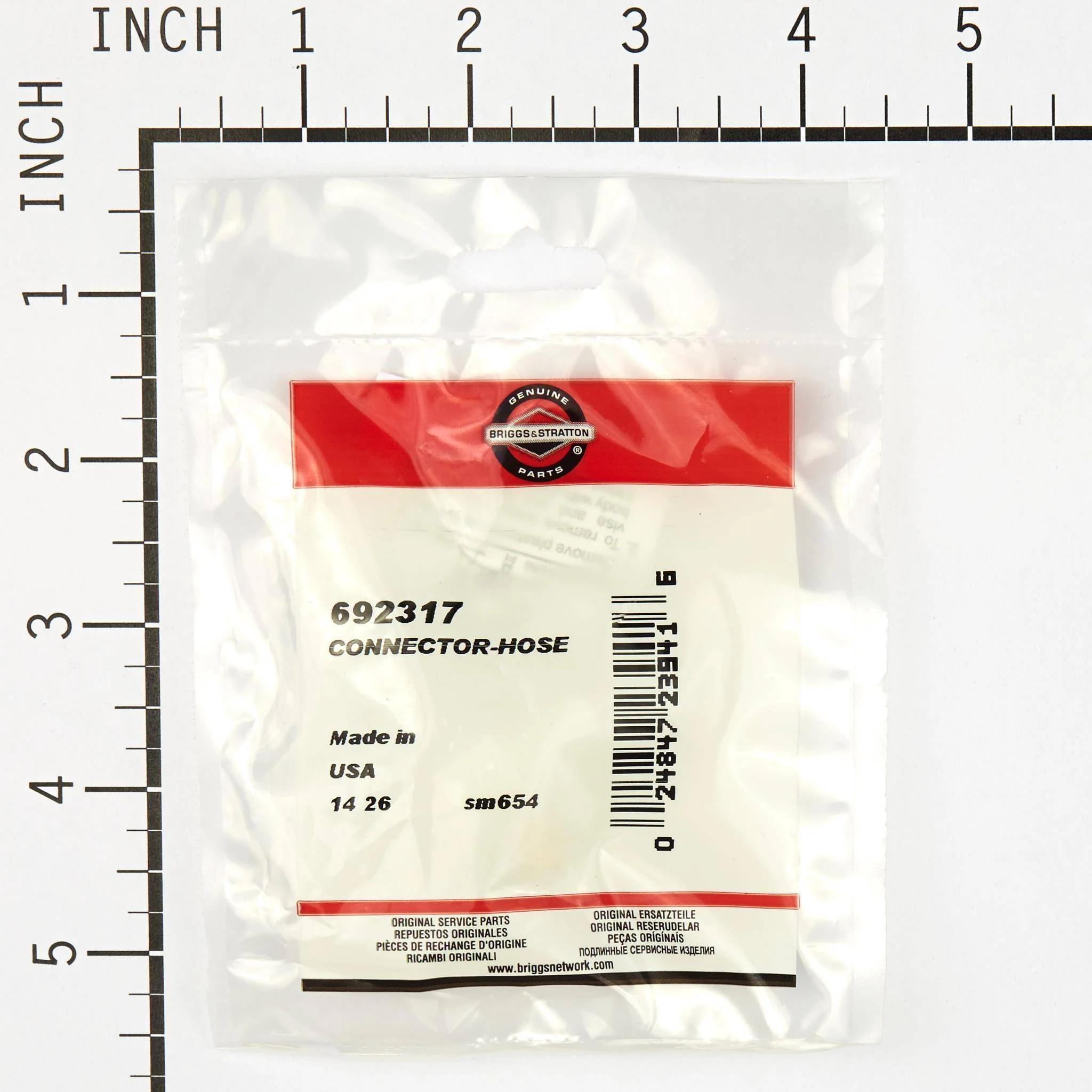 Briggs & Stratton 692317 Connector Hose Replaces 493496 494451 692317 - Image 2