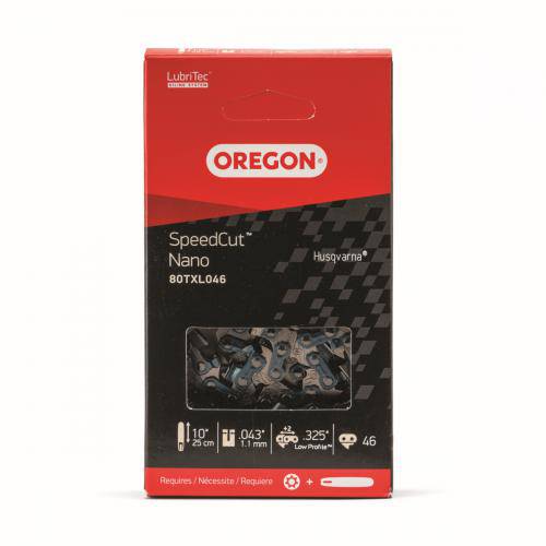 Chainloop, Oregon Speedcut Nano, .325Lp .043 80Txl 10" 46Dl
