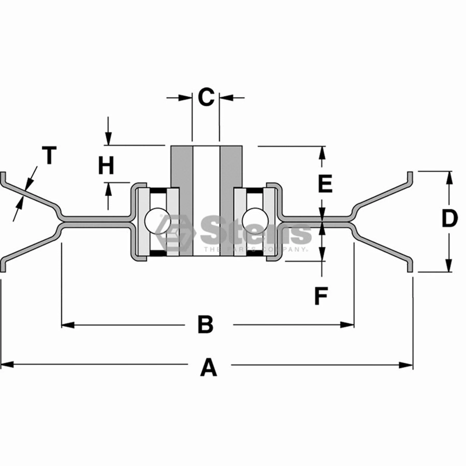 Composite Vee Idler Pulley Od: 4" - Image 2