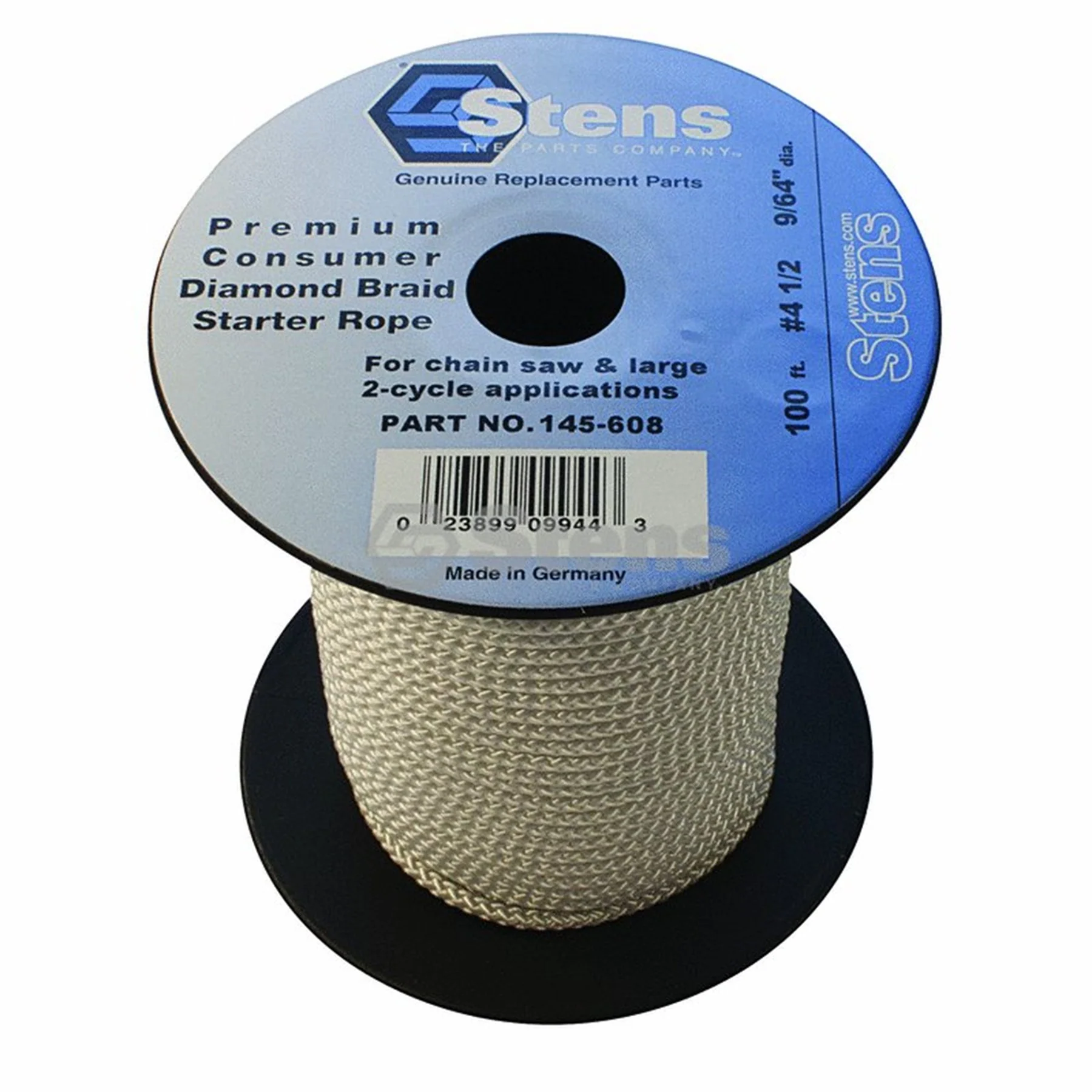 DIAMOND STARTER ROPE SOLID BRAID - 9/64" / 30.48m