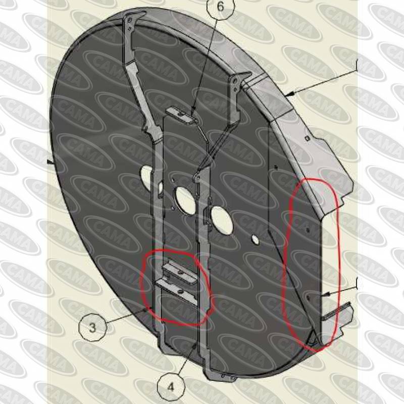 Genuine Cox Deck Shell 32" Model 23, 25 & 53 - SKIT122