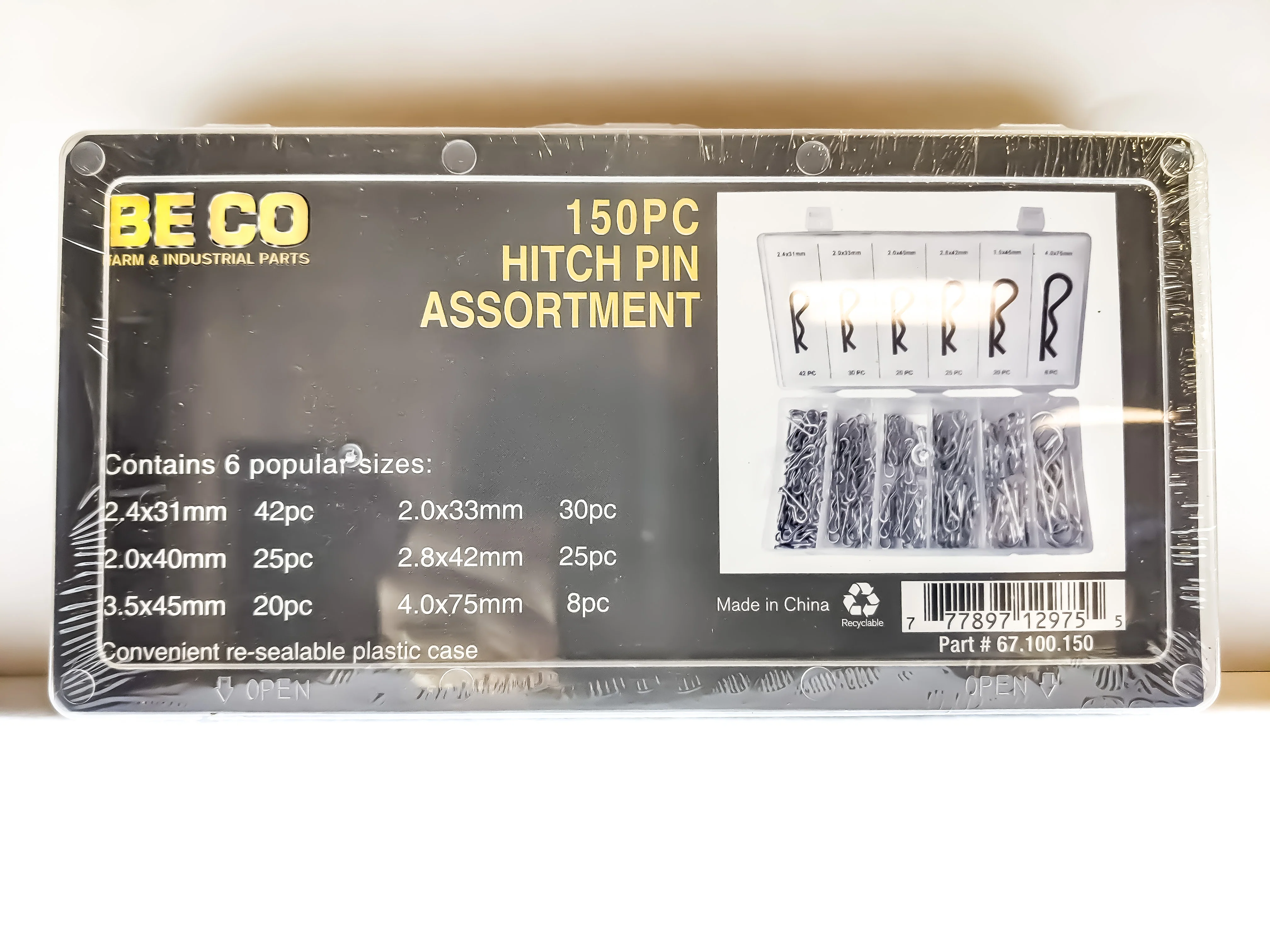 Grab N Go Kit - Hitch Pin/R Clips Assortment Kit