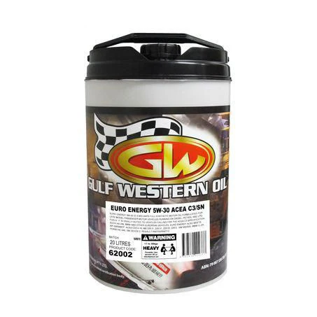 Gulf Western Euro Energy 5W-30 Engine Oil – 20 L - 62002