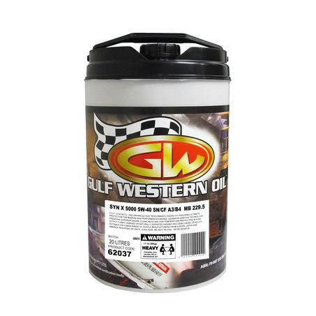 Gulf Western Syn-X 5W-40 Engine Oil - 20L