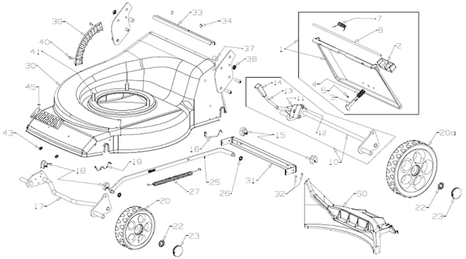 Hub Cap-Button 5 Hole Pb White 579106