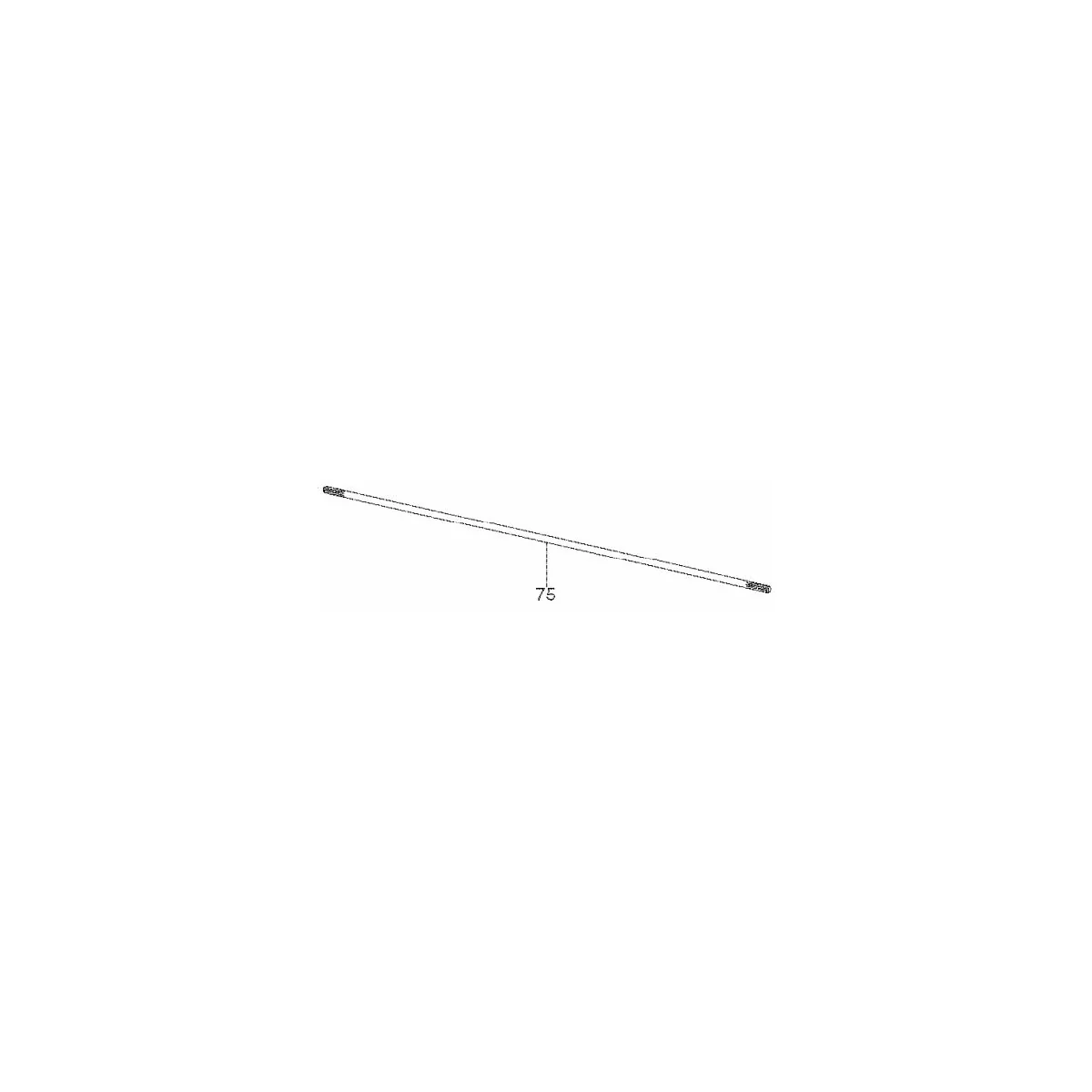 Makita 325675-7 Shaft for EM3400L / EBH341U Petrol Brushcutter