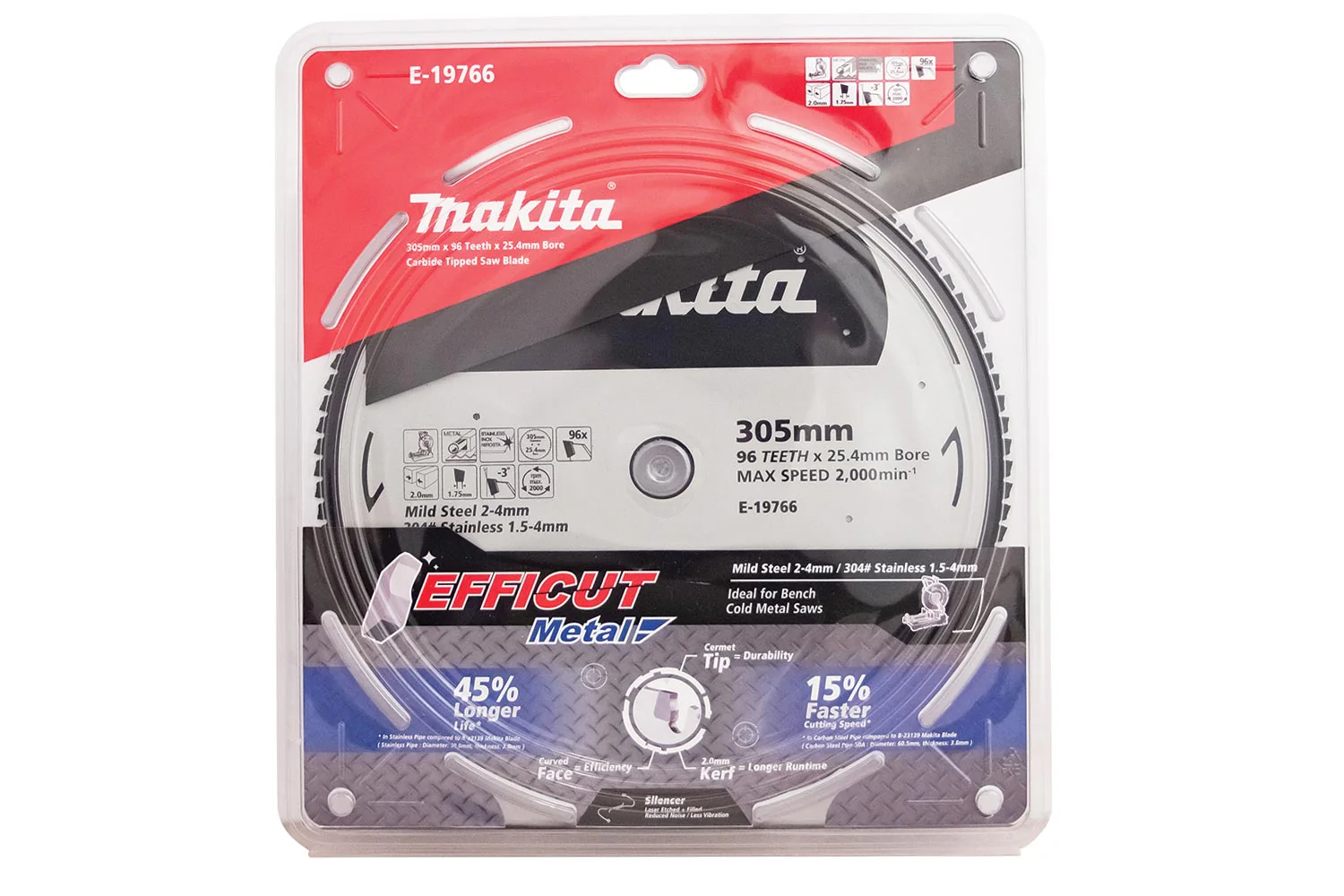 Makita EFFICUT Metal 305mm Mild Steel Blade (E-19766) - Image 2