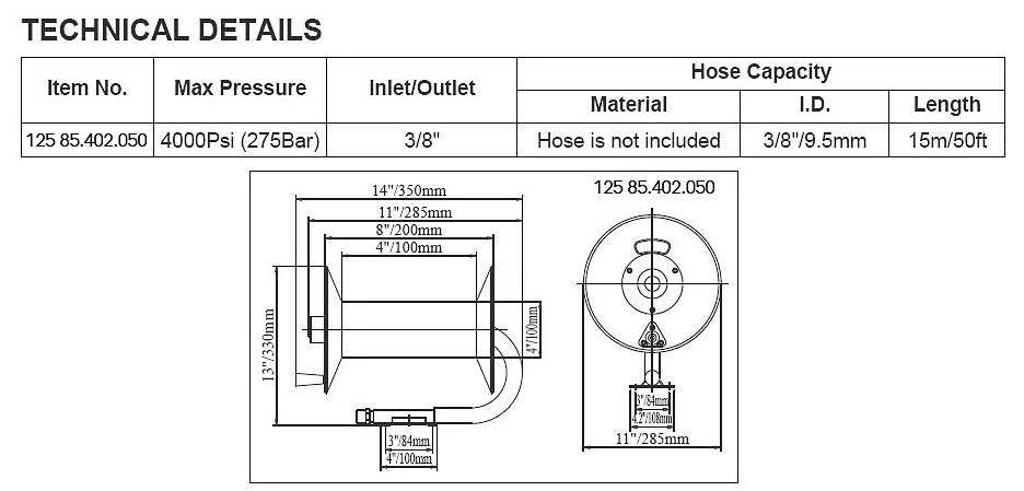 Manual Hose Reel - 15M - Image 2