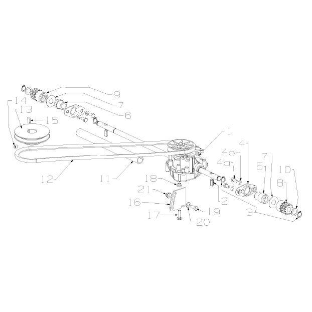Masport 567358 Gearbox- Single Sp Synchro