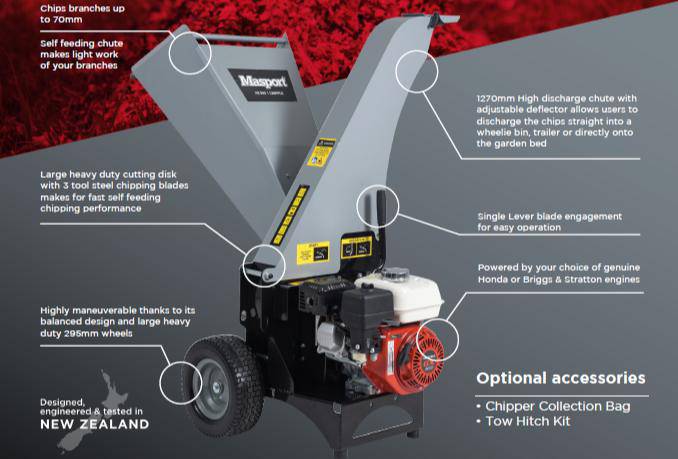 Mc900 Chipper Briggs & Stratton Xr950 6.5Hp - Image 2