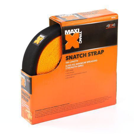 MTSS1 – MaxiTrac Snatch Strap – 8 000 kg, 9 metre