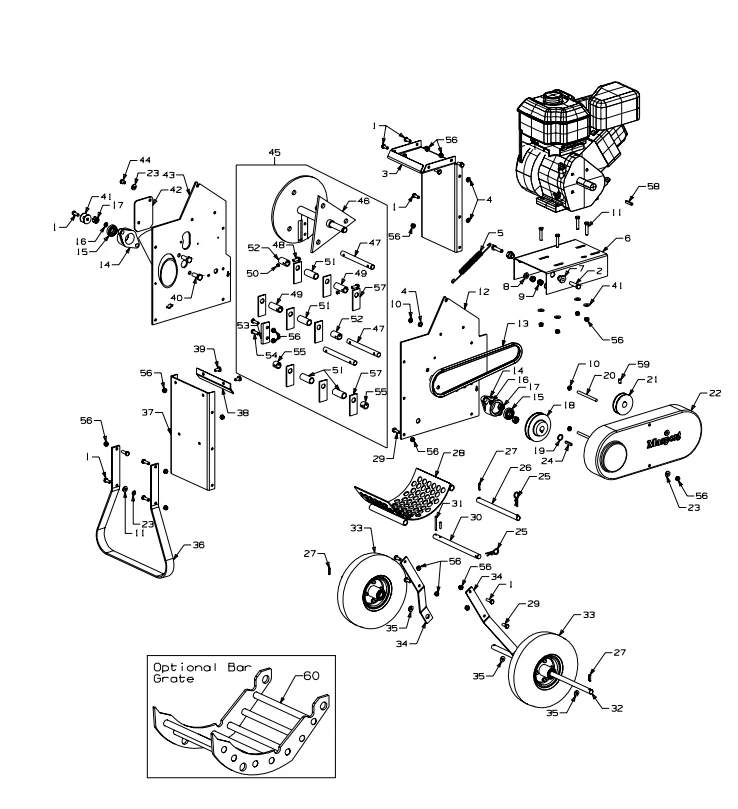 Nut, M 5 Hex Nyloc Zp