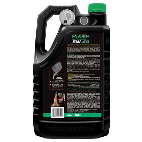 Penrite Enviro+ 5W-40 Engine Oil 5L – EPLUS5W40005 - Image 2