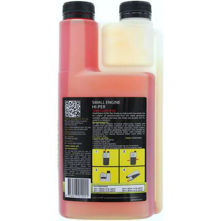 Penrite Hi-Per 2 Stroke Small Engine Oil 1L – Low Smoke / Low Ash - Image 2
