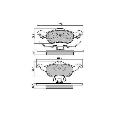 RDA RDC7690 Phantom Ceramic Brake Pads – Ford Focus 1998–2005