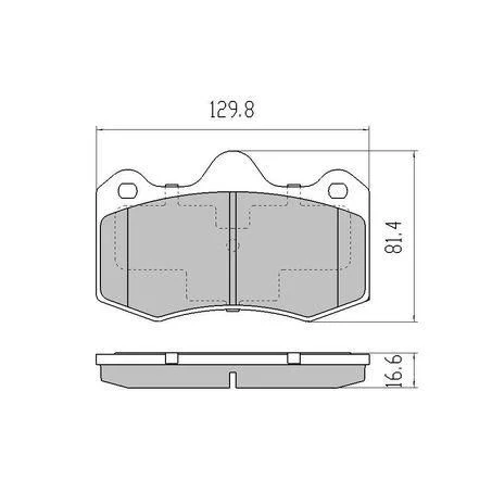 RDC2165 – RDA Phantom Ceramic Brake Pads – HSV & Lotus AP 4-Pot