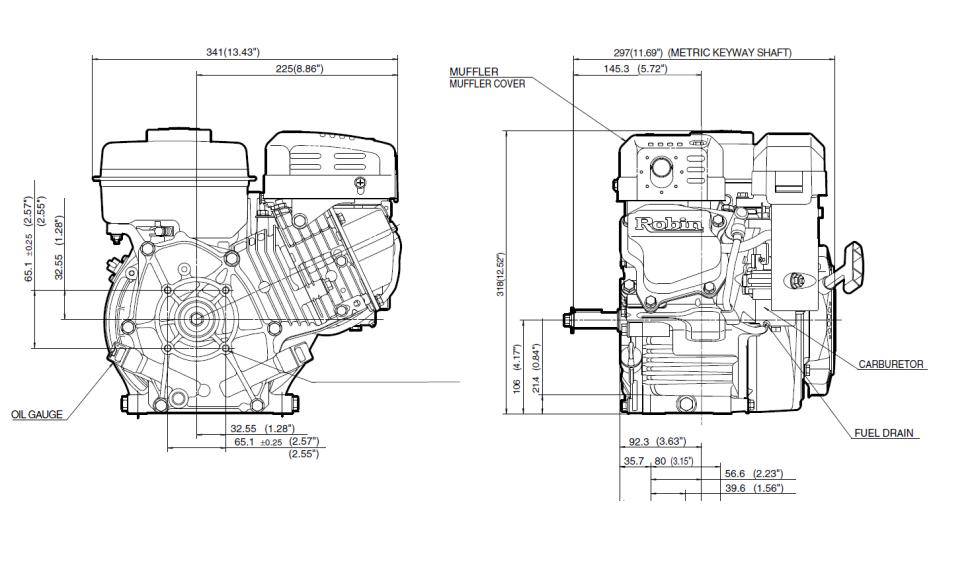 Robin Ex13 4.3Hp 18Mm Engine - Image 2