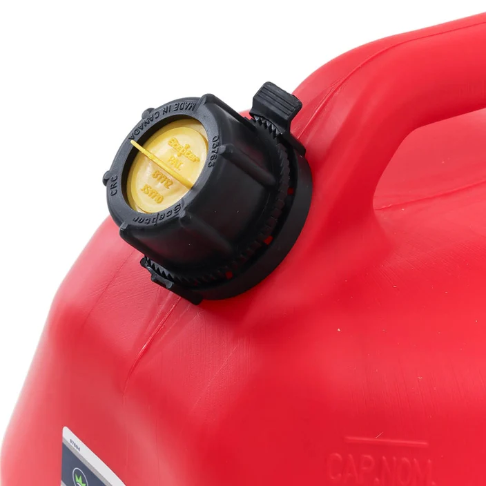 Scepter 20L Red Plastic Fuel Squat Jerry Can - Image 4