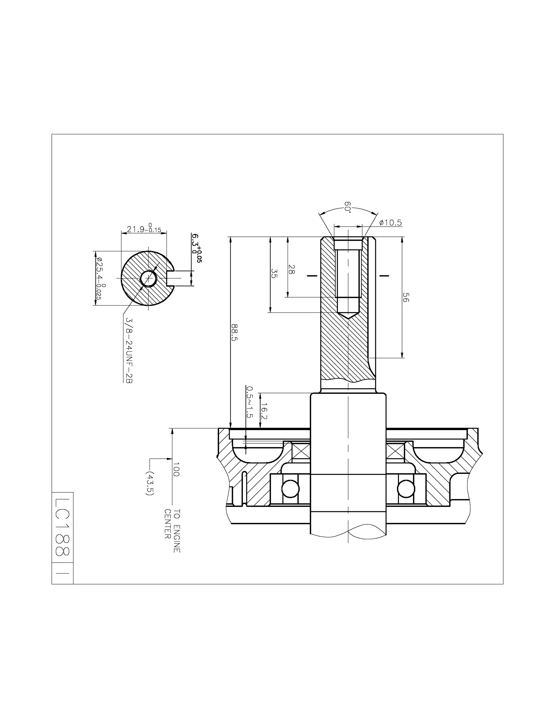 Sina Engine • 420Cc • 14.0Hp 4 Stroke Engine • 1" Shaft • - Image 2