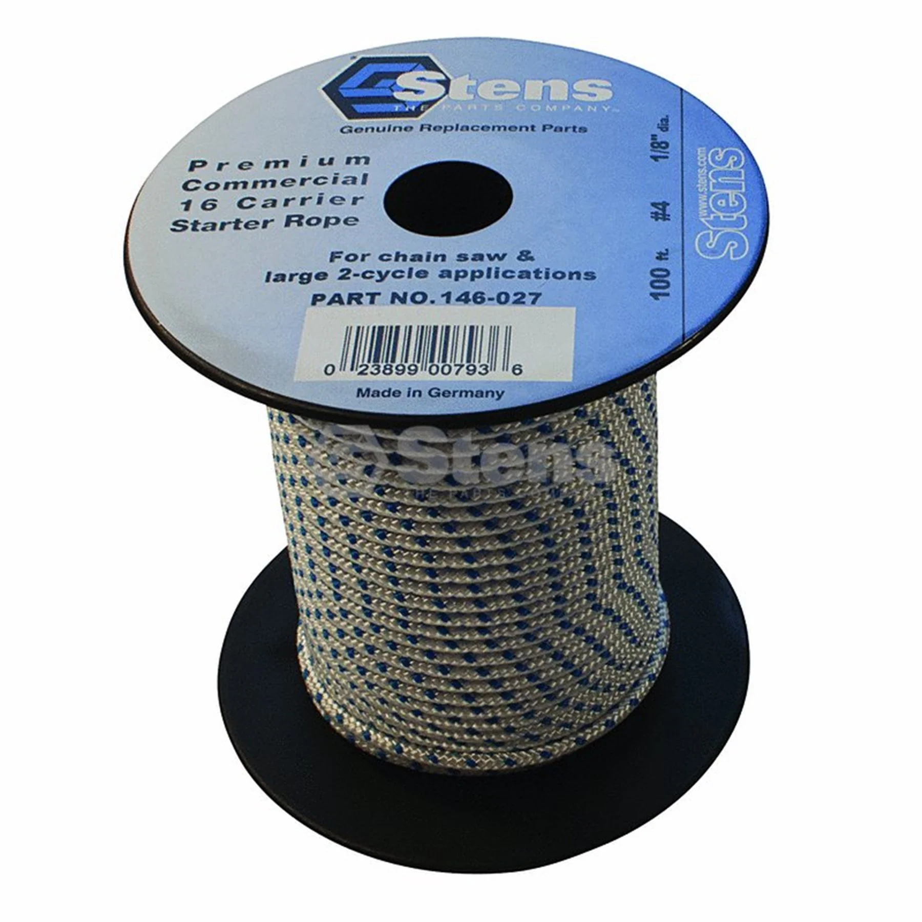 STARTER ROPE SOLID BRAID - 1/8" / 30.48m