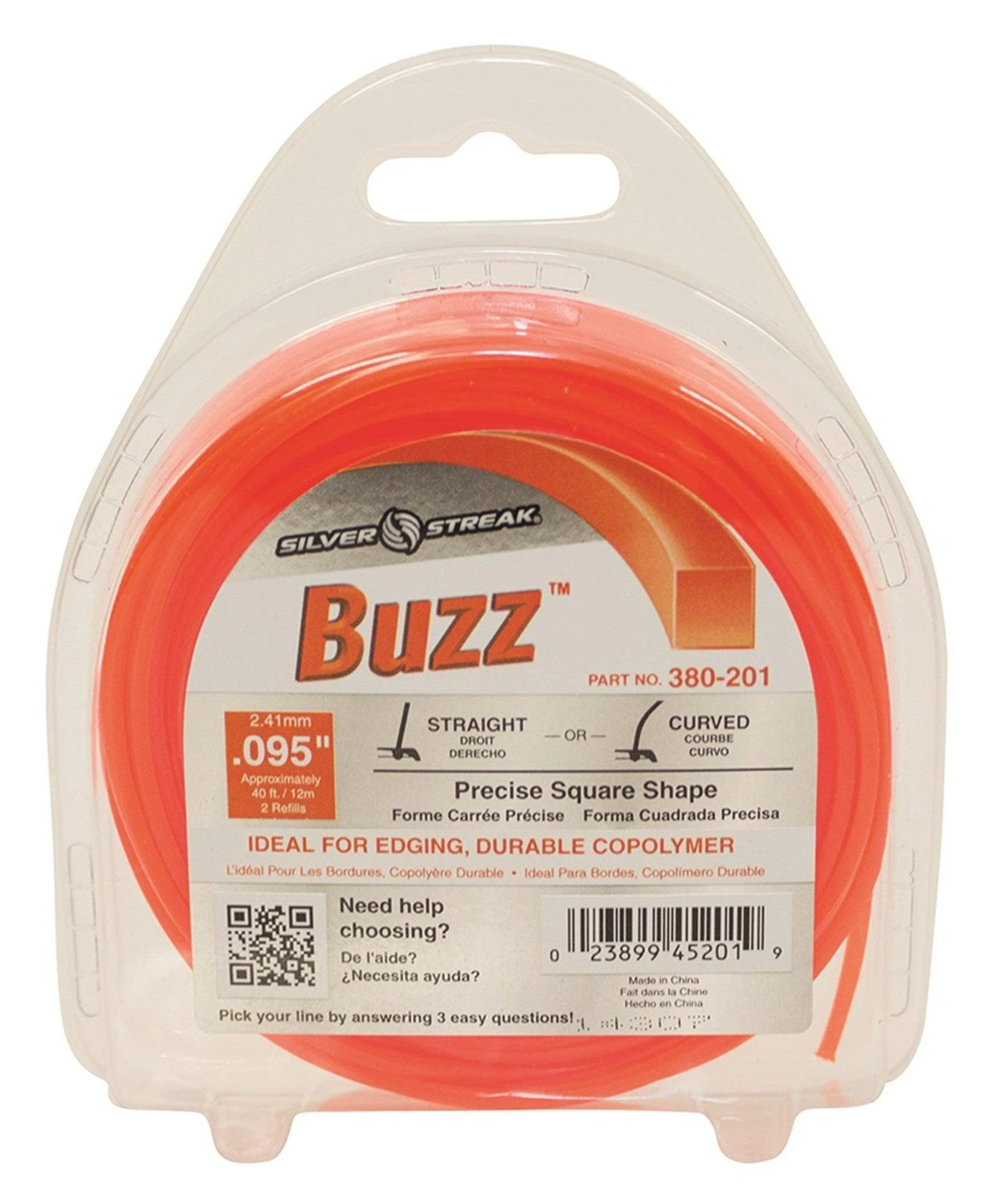 Trimmer Line Buzz .095"(2.4Mm) 40'(12M) - OBSOLETE