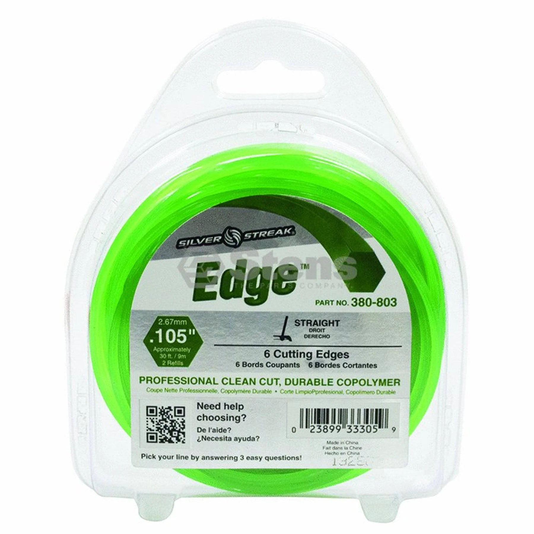 Trimmer Line Edge .095" (2.4Mm) 40' (12M)