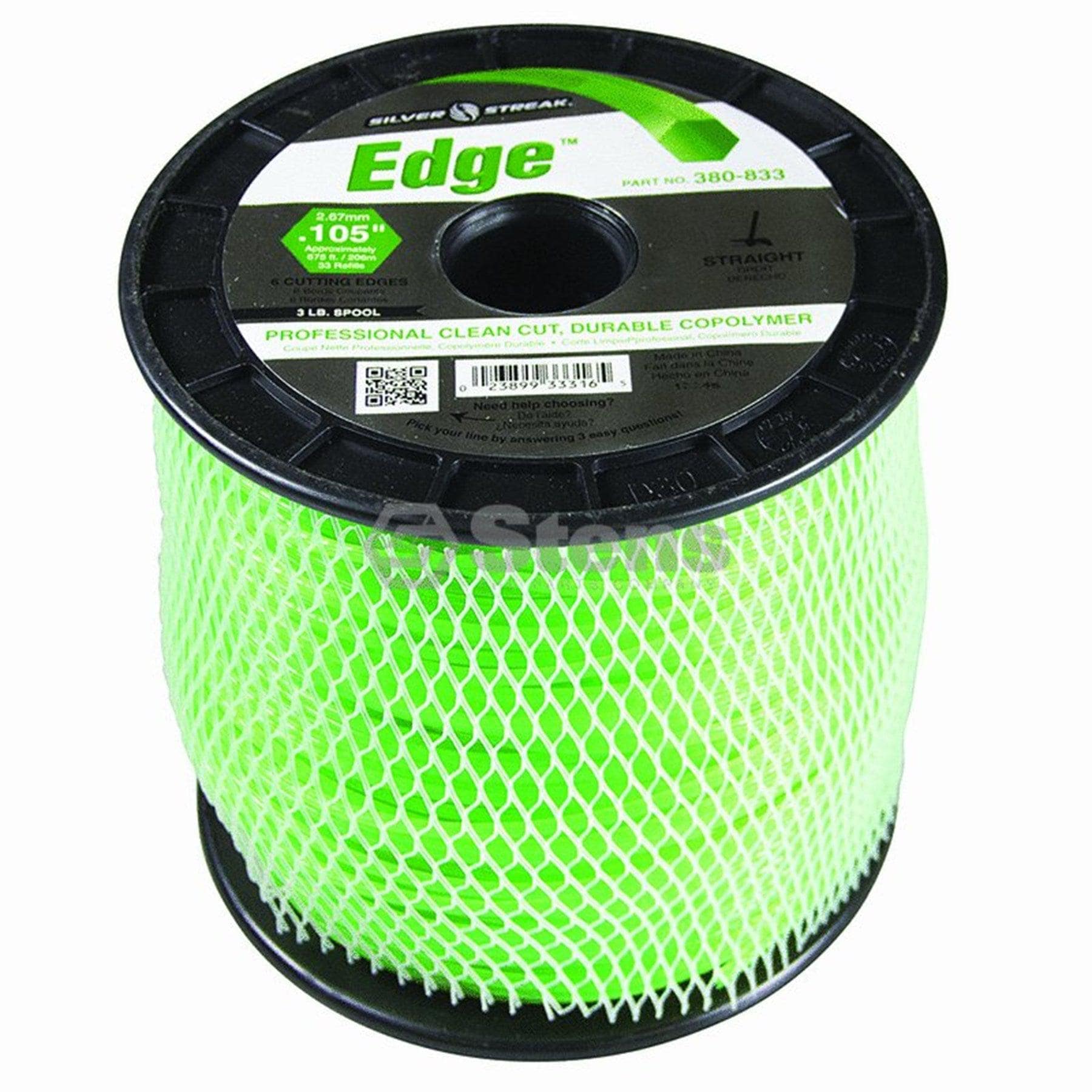 Trimmer Line Edge .105"(2.7Mm) 3 Lb.
