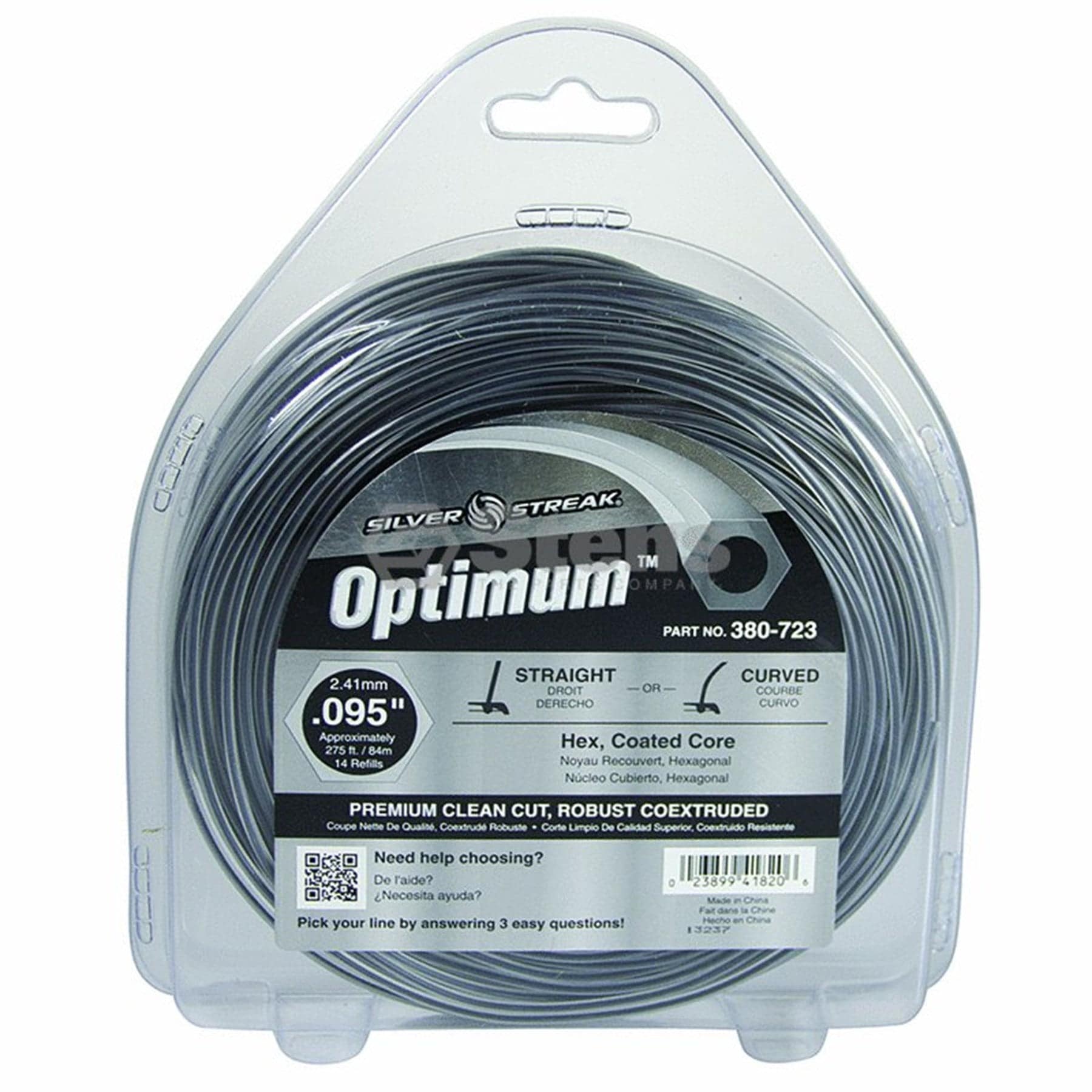 Trimmer Line Optimum .095"(2.4Mm) 1 Lb.