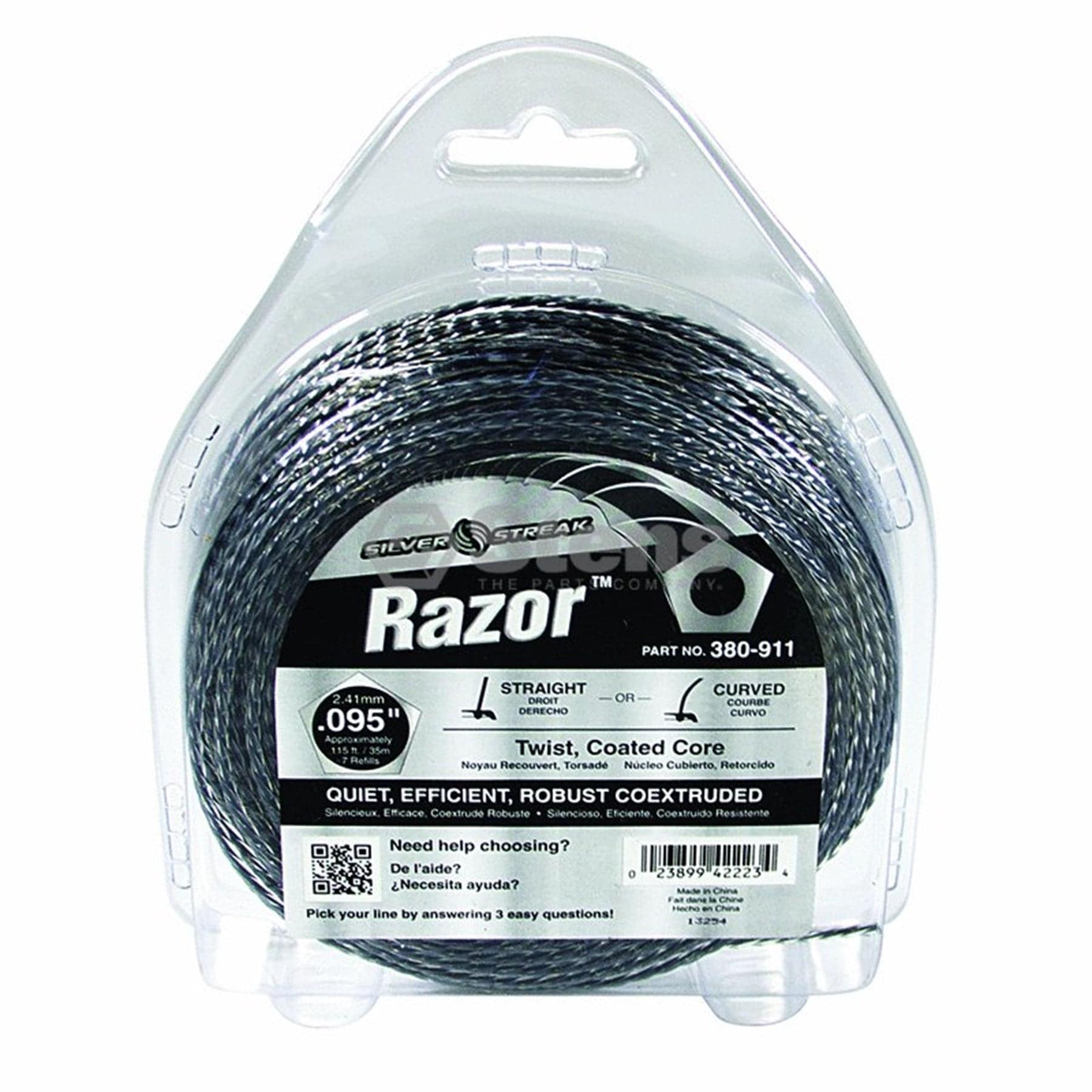 Trimmer Line Razor .095"(2.4Mm) 1/2 Lb.
