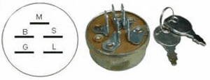 Universal Ignition Switch 5 Terminals