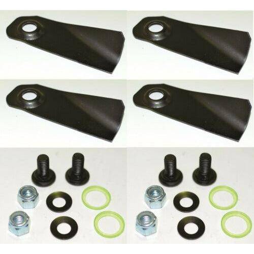 Victa 18" 4 X Blades & Bolt Set