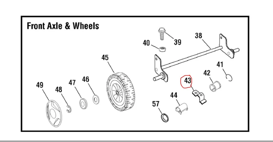 Victa Axle Clip CH83964B