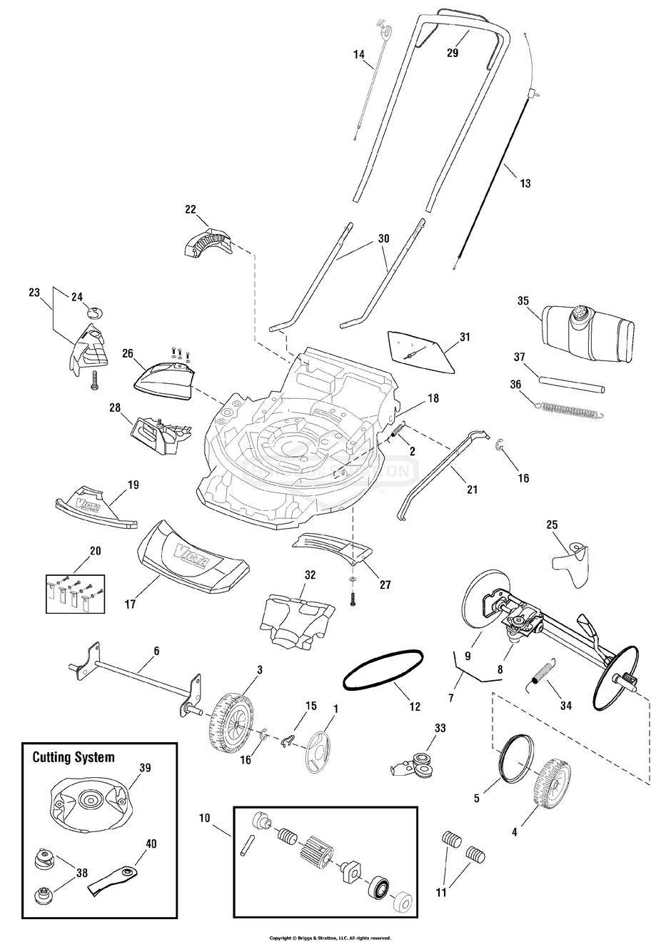 Victa #Ch86893Aw Mulch Plug 560 - Image 3