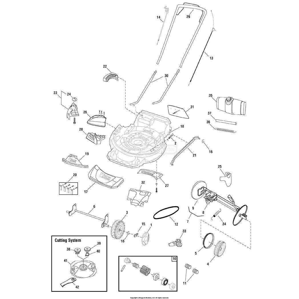 Victa Idler Pulley Assembly CH86896AW - Image 2
