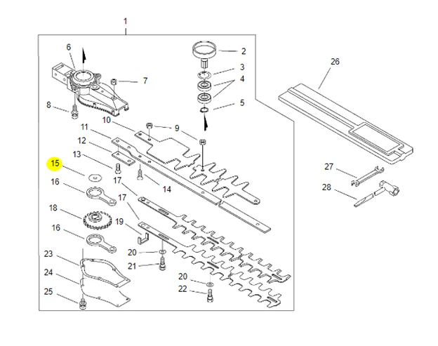 Washer for HCR - 1510 69911804560